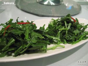 涼拌芝麻菜 涼拌芝麻菜