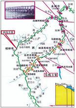 湘桂運河東西兩線方案效果圖