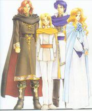 《火焰之紋章：聖戰之系譜》人物全身像