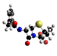 青黴素分子結構球棍模型