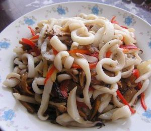 拌素墨魚 拌素墨魚