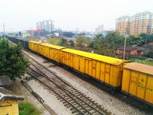 W5SK型毒品專用車，拍攝於柳州市鹿寨站