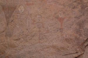 康家石門子生殖崇拜岩畫