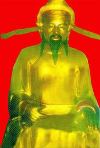 閔氏始遷祖萬二公像