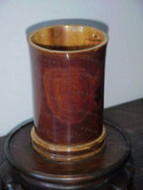 清康熙象牙素身筆筒 清康熙象牙素身筆筒