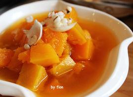 南瓜百合湯 南瓜百合湯