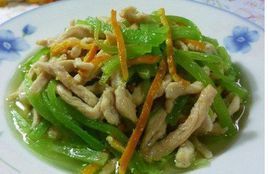 桔香萵筍雞絲 桔香萵筍雞絲