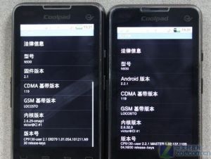 酷派N930官方升級Android2.2