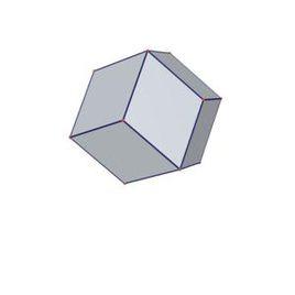 菱形十二面體 菱形十二面體