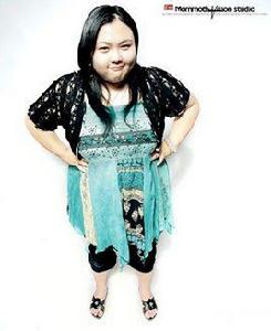 曾晶[立志做“中國第一肥模”的模特]