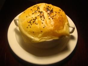 白蘆筍海鮮酥皮濃湯 白蘆筍海鮮酥皮濃湯