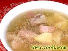 鹹肉排骨冬筍湯 鹹肉排骨冬筍湯