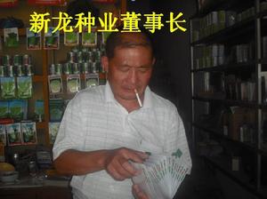 認真工作,專心研究的董事長