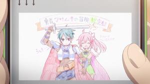 紗霧為《勇者和泉征宗的冒險》畫的插圖