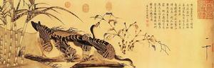 柳鴉蘆雁圖（局部）