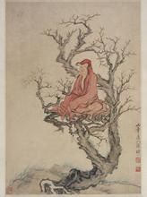 清羅聘設色真人圖 清羅聘設色真人圖