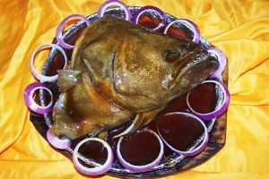 燒汁蝶魚頭 燒汁蝶魚頭