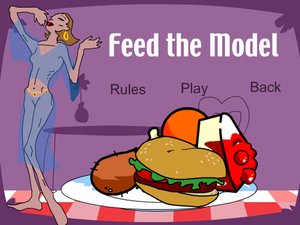 餵飽減肥的模特