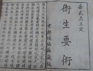 清京都琉璃廠藏板《衛生要術》