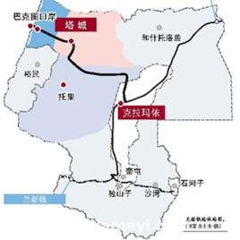 克拉瑪依至塔城鐵路 克拉瑪依至塔城鐵路
