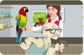 鸚鵡尋主 鸚鵡尋主