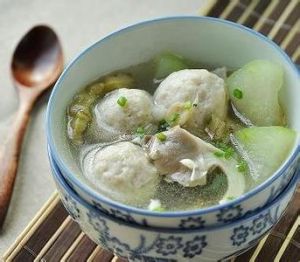 冬瓜蘑菇魚丸湯 冬瓜蘑菇魚丸湯