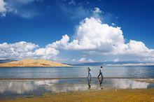 青海湖沙島