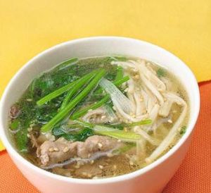 金針瘦肉香菜湯 金針瘦肉香菜湯