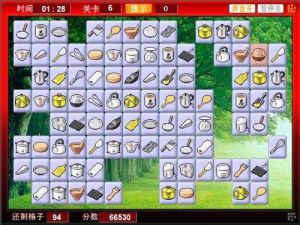 廚房連連看小遊戲 廚房連連看小遊戲