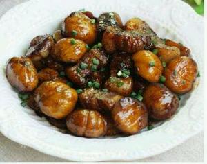 板栗燒五花肉 板栗燒五花肉