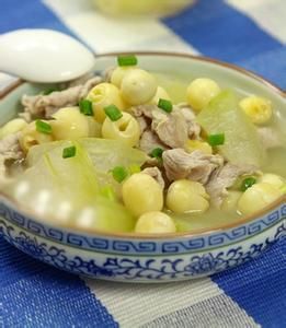 冬瓜蓮子肉片湯