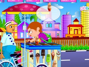 校門口的雪糕車 校門口的雪糕車