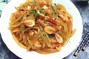 蘿蔔絲炒小蝦 蘿蔔絲炒小蝦