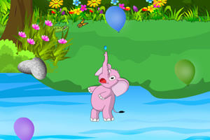 小象射氣球 小象射氣球