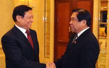 諾格拉萊斯與北京市委書記劉淇