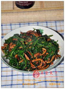 苜蓿炒肉絲 苜蓿炒肉絲