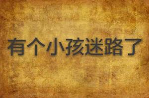 有個小孩迷路了 有個小孩迷路了