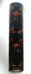 彩繪鳳紋竹筒 彩繪鳳紋竹筒