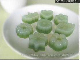 雙色茶爽糕 雙色茶爽糕