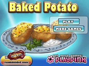 美女廚師香烤馬鈴薯 美女廚師香烤馬鈴薯