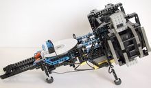 積木作品:錘頭CD彈射器