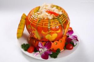 南瓜肉盅 南瓜肉盅