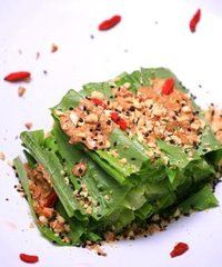 杏仁黑芝麻油麥菜 杏仁黑芝麻油麥菜