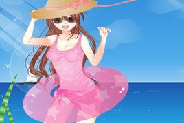 動漫女生泳裝秀