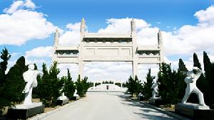 霍元甲陵園一角——百米神道