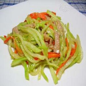 佛手瓜炒裡脊肉 佛手瓜炒裡脊肉