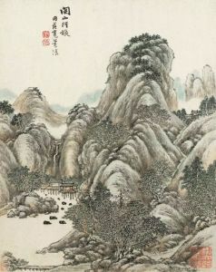 《清唐岱山水圖》 《清唐岱山水圖》