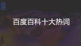 百度百科十大熱詞——2018·1 百度百科十大熱詞——2018·1