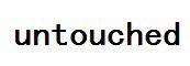 untouched untouched