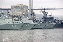115艦於符拉迪沃斯托克港